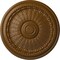 Ekena Millwork Brunswick Ceiling Medallion (Fits Canopies up to 4 1/2"), Hand-Painted Smokey Topaz, 27"OD x 2 1/2"P CM27BRSTF - alternate 1
